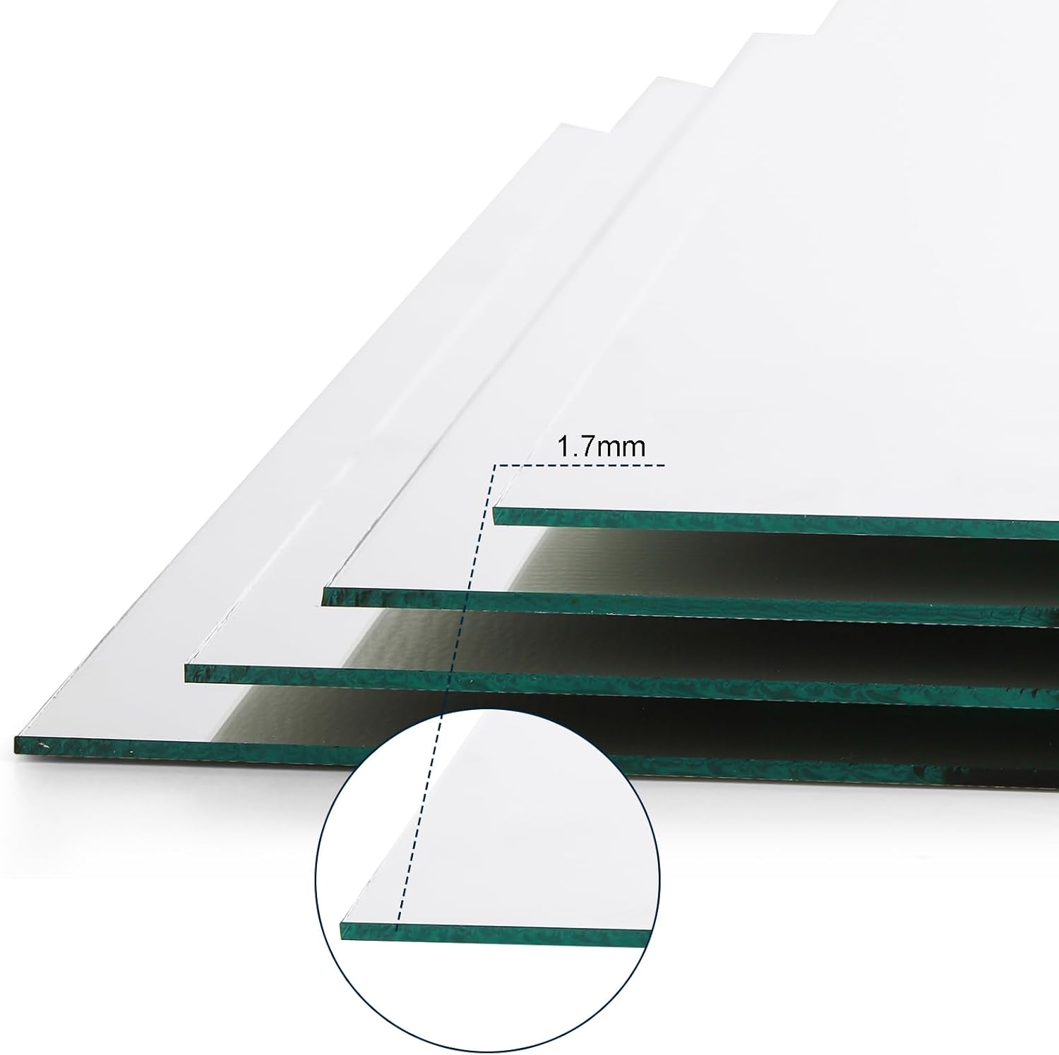 Set of 12 Square Mirror Candle Plate Set - 25×25cm/10×10 Inch Frameless Mirrors Trays Wall Mounted Glass Mirror Tiles Wedding Centerpieces for Table, Party Decor, Crafts