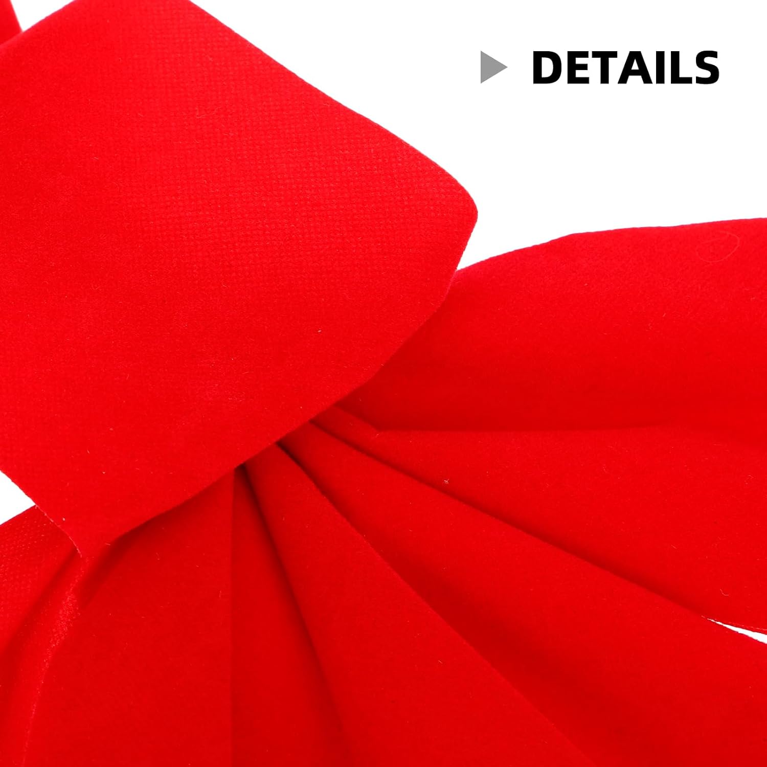 4Pcs Large Red Bows Christmas Door Bow Christmas s for Front Door Wreath Garland Tree Decor Indoor Outdoor Holiday Decorations
