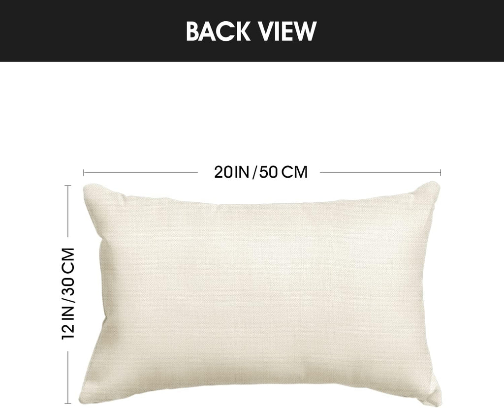 Artoid Mode Brown Poppy Floral Autumn Cushion Covers Set of 2, 30x50 cm