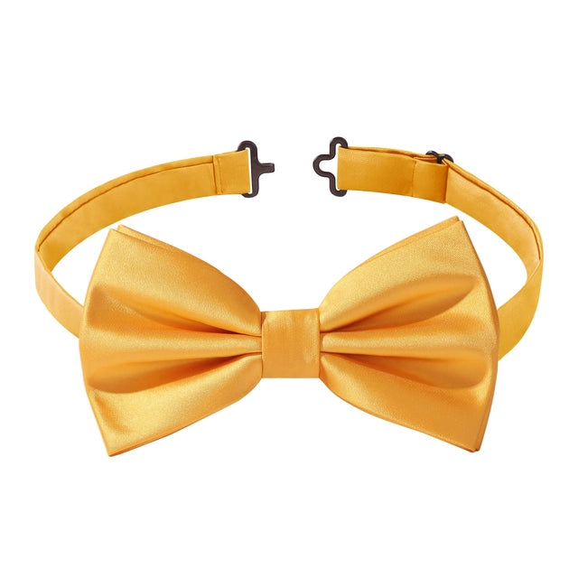 Bow Tie Set for Men Adjustable Pre-tied Bowtie with Pocket Square