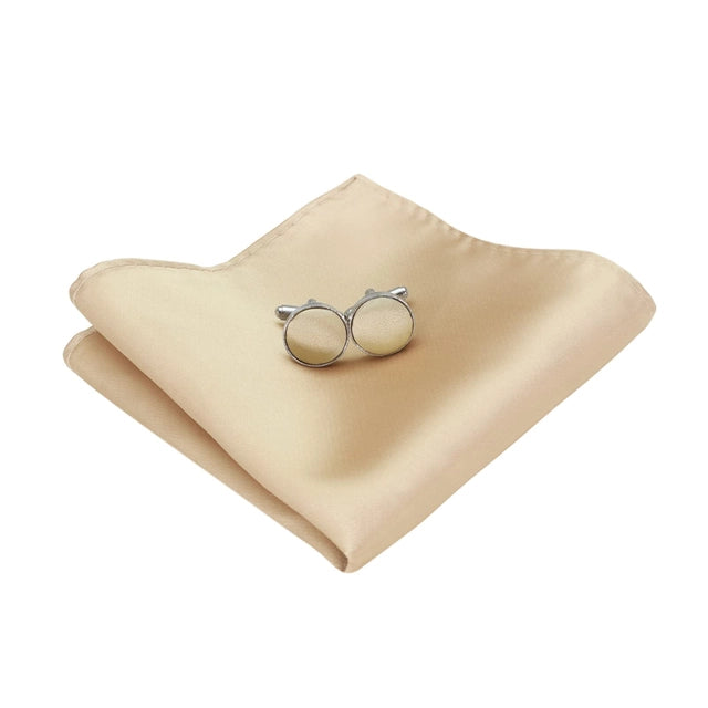 Bow Tie Set for Men Adjustable Pre-tied Bowtie with Pocket Square