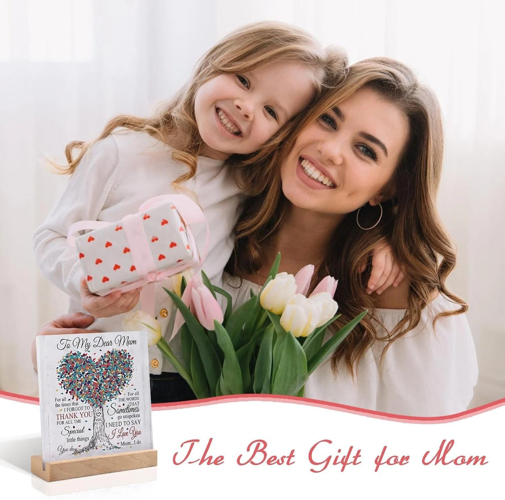 Mother's Day Gifts for Mum, Desk Decor Sign Personalised Mothers Day Gift