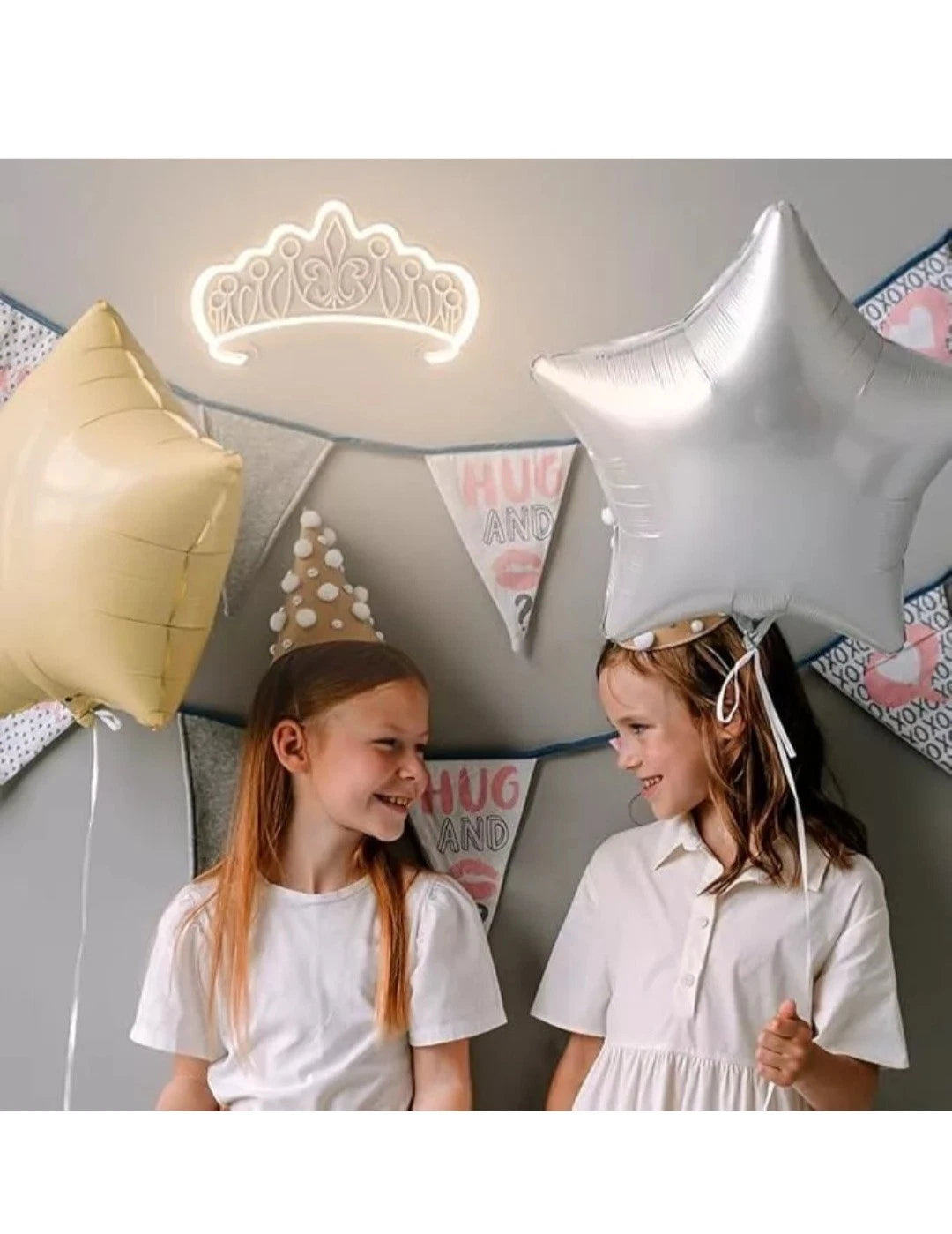 Crown Neon Light Sign - Perfect Decoration for Princess Bedroom