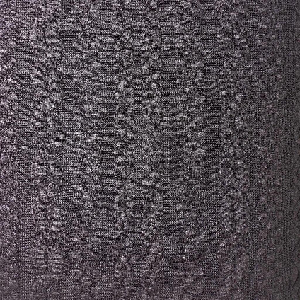 Set of 2 - Super Soft Deep Grey - Embossed Pattern Cushion Cover40cm x 40cm