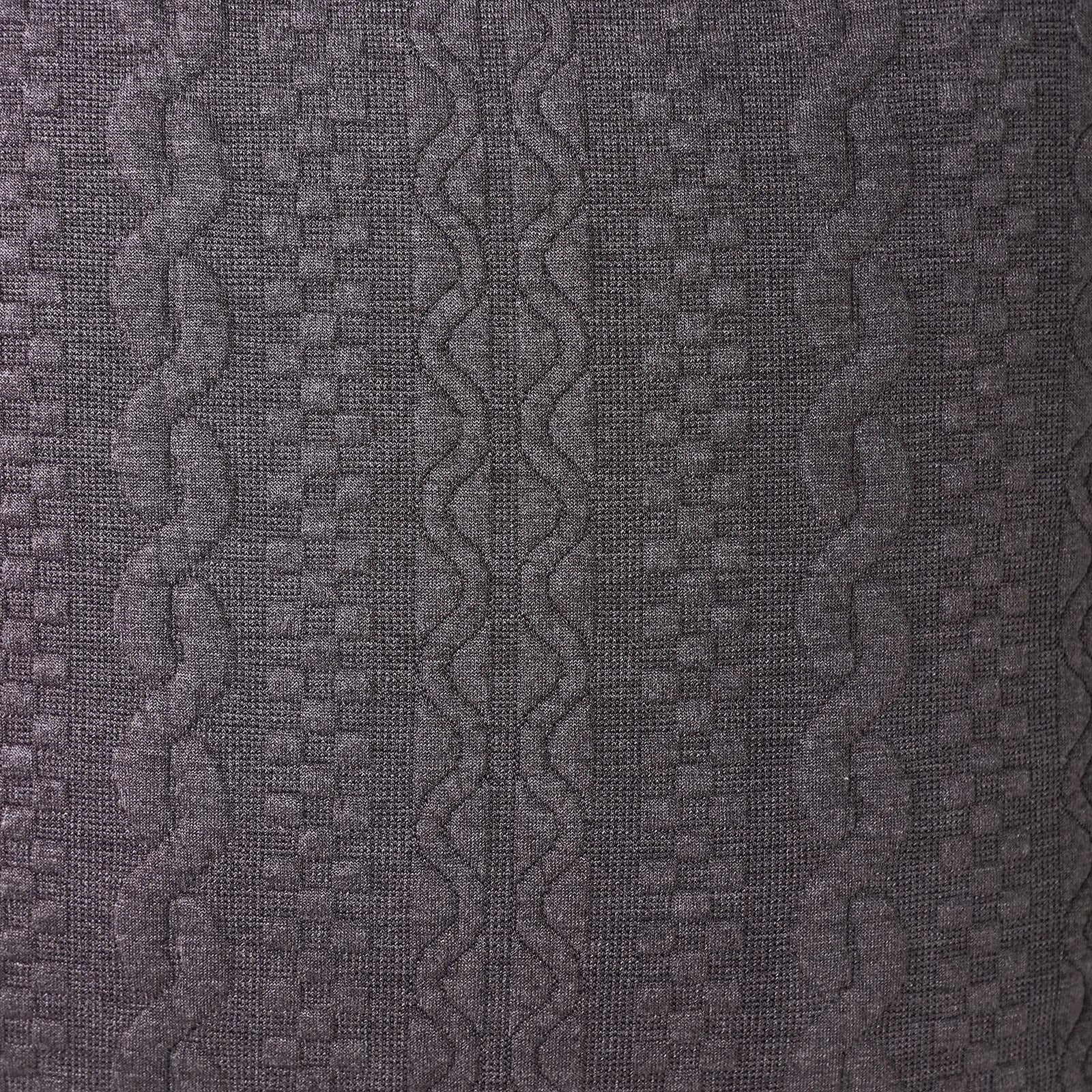 Set of 2 - Super Soft Deep Grey - Embossed Pattern Cushion Cover40cm x 40cm