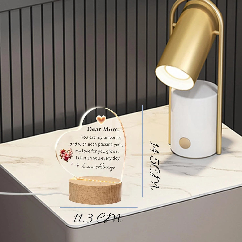 Gifts for Mum - Unique Mummy Birthday Gifts Night Light Decoration