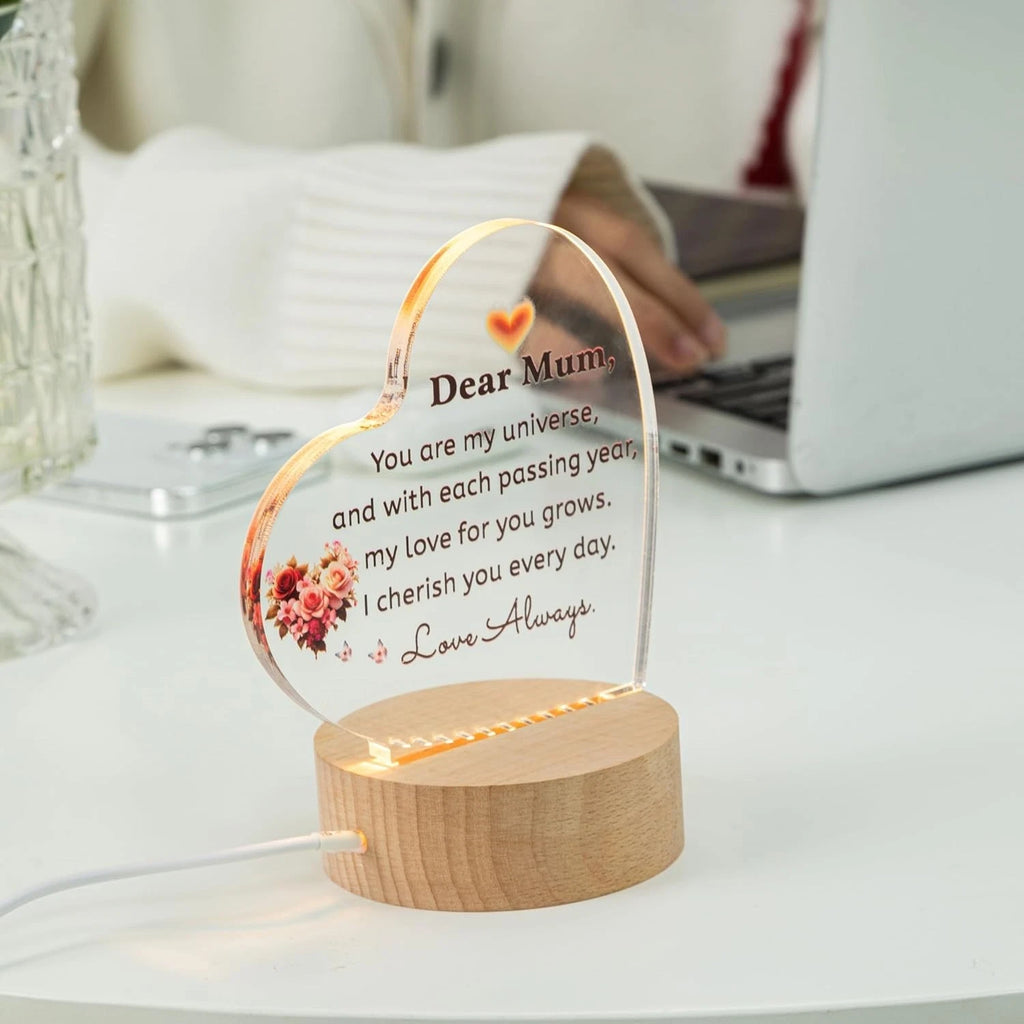 Gifts for Mum - Unique Mummy Birthday Gifts Night Light Decoration