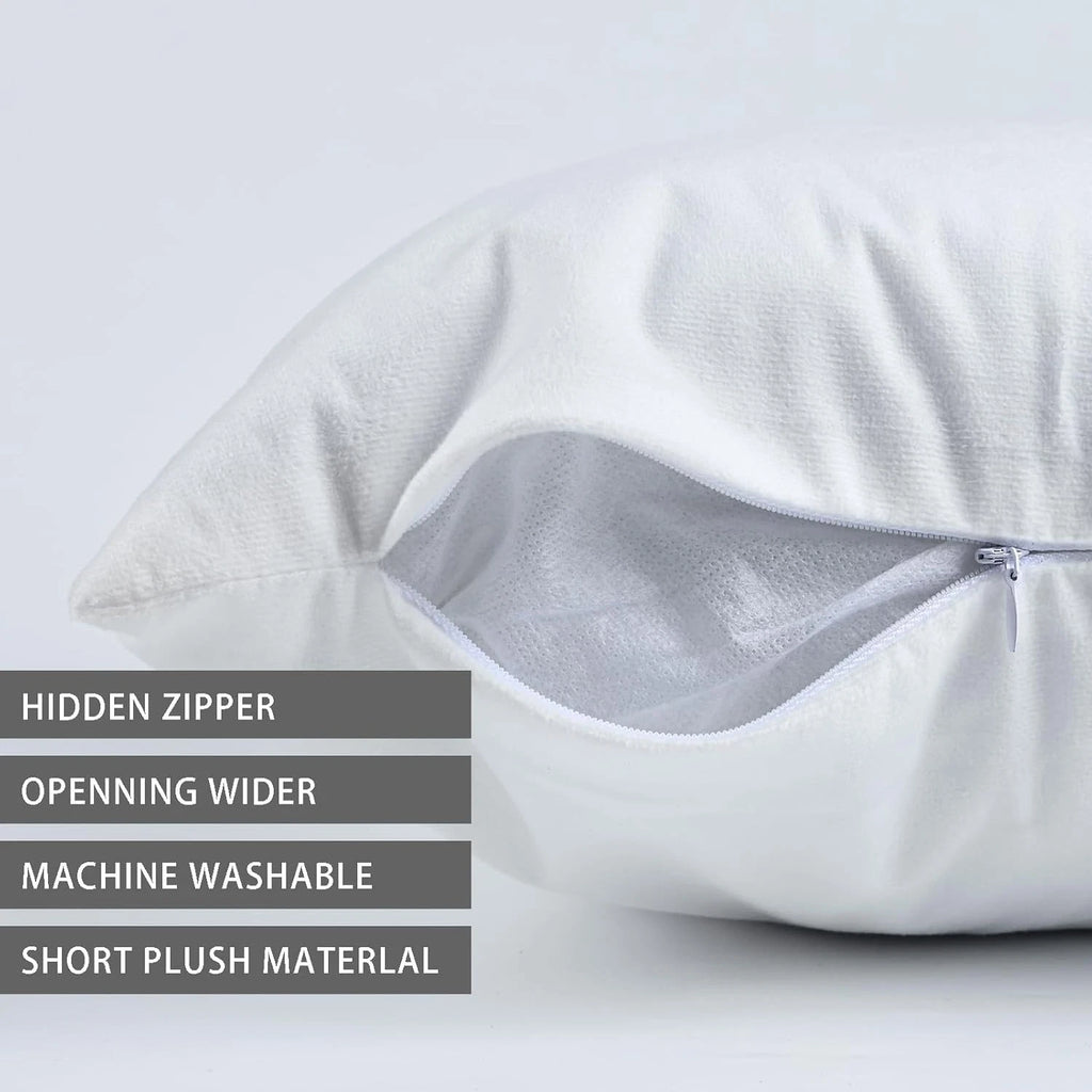 Snylcce Brown Cream Grey Teal Floral Cushion Covers - 45cm x 45cm